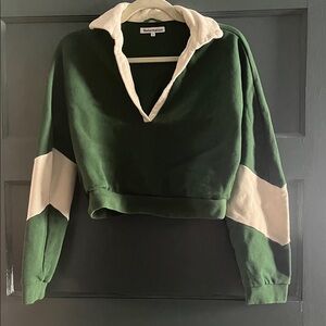 Reformation Mirielle Henley Sweatshirt